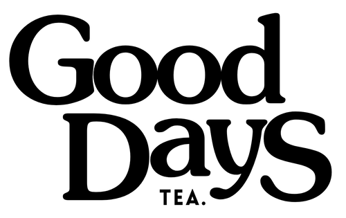 Black 'Good Days Tea.' logo
